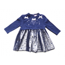 Chloe Louise Dress with lining, Star Embroidery & Net Overlay --  £5.99 per item - 3 pack